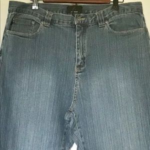 Ashley Stewart Womens Jeans Bootcut Stretch Sz 16